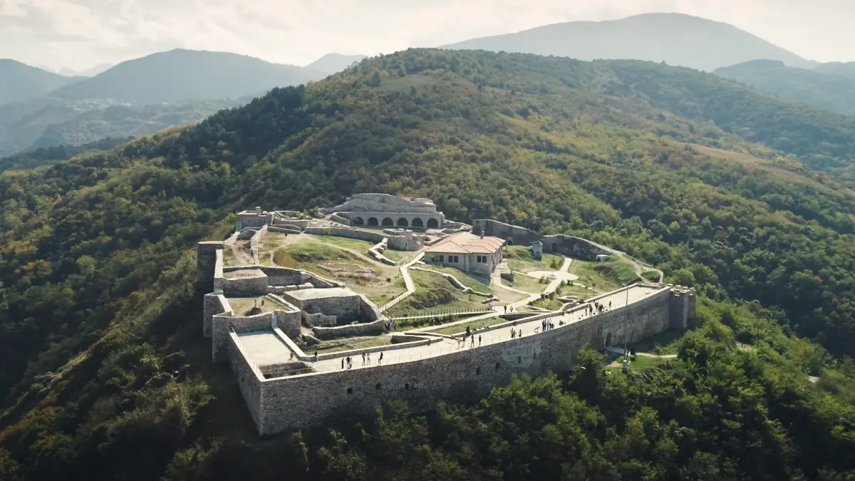 Prizren fortress from the air